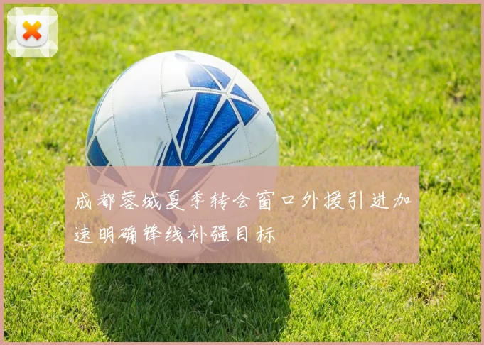 成都蓉城夏季转会窗口外援引进加速明确锋线补强目标
